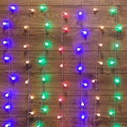 NEON-NIGHT Гирлянда "Светодиодный Дождь" 1,5*1,5 м, с насадками шарики, свечение с динамикой, прозрачный провод, 230 В, диоды Мультиколор 235-049 NEON-NIGHT Гирлянда "Светодиодный Дождь" 1,5*1,5 м, с насадками шарики, свечение с динамикой, прозрачный провод, 230 В, диоды Мультиколор 235-049