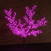 NEON-NIGHT Светодиодное Дерево "Сакура", высота 2,4м, диаметр кроны 2,0м, фиолетовые диоды, IP 65, понижающий трансформатор в комплекте, 531-126 NEON-NIGHT Светодиодное Дерево "Сакура", высота 2,4м, диаметр кроны 2,0м, фиолетовые диоды, IP 65, понижающий трансформатор в комплекте, 531-126