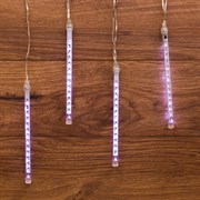 NEON-NIGHT Гирлянда "Тающие сосульки" светодиодная, 4шт х 20см, шаг 50см, 230В (с трансформатором) белые светодиоды 256-317-6 NEON-NIGHT Гирлянда "Тающие сосульки" светодиодная, 4шт х 20см, шаг 50см, 230В (с трансформатором) белые светодиоды 256-317-6