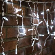 NEON-NIGHT Гирлянда Айсикл (бахрома) светодиодный, 2,4х0,6м, эффект мерцания, белый провод, 230 В, диоды БЕЛЫЕ, 88 LED 255-036 NEON-NIGHT Гирлянда Айсикл (бахрома) светодиодный, 2,4х0,6м, эффект мерцания, белый провод, 230 В, диоды БЕЛЫЕ, 88 LED 255-036