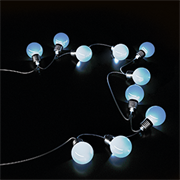 Gauss Гирлянда садовая на солнечной батарее 10 LED ламп Большие Шары Белый свет Solar, 1/24 GS033 Gauss Гирлянда садовая на солнечной батарее 10 LED ламп Большие Шары Белый свет Solar, 1/24 GS033