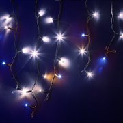 NEON-NIGHT Гирлянда Айсикл (бахрома) светодиодный, 4,0 х 0,6 м, с эффектом мерцания, черный провод "КАУЧУК", 230 В, диоды белые, 255-235 NEON-NIGHT Гирлянда Айсикл (бахрома) светодиодный, 4,0 х 0,6 м, с эффектом мерцания, черный провод "КАУЧУК", 230 В, диоды белые, 255-235
