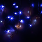 NEON-NIGHT Гирлянда Айсикл (бахрома) светодиодный, 4,0 х 0,6 м, с эффектом мерцания, черный провод "КАУЧУК", 230 В, диоды синие, 255-233 NEON-NIGHT Гирлянда Айсикл (бахрома) светодиодный, 4,0 х 0,6 м, с эффектом мерцания, черный провод "КАУЧУК", 230 В, диоды синие, 255-233