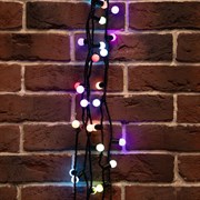 NEON-NIGHT Гирлянда "Мультишарики" Ø17,5 мм, 10 м, черный ПВХ, 100 диодов, цвет RGB 303-509-2 NEON-NIGHT Гирлянда "Мультишарики" Ø17,5 мм, 10 м, черный ПВХ, 100 диодов, цвет RGB 303-509-2