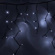 NEON-NIGHT Гирлянда Айсикл (бахрома) светодиодный, 5,6 х 0,9 м, черный провод "КАУЧУК", 230 В, диоды белые, 240 LED 255-245 NEON-NIGHT Гирлянда Айсикл (бахрома) светодиодный, 5,6 х 0,9 м, черный провод "КАУЧУК", 230 В, диоды белые, 240 LED 255-245