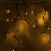 NEON-NIGHT Гирлянда Айсикл (бахрома) светодиодный, 5,6 х 0,9 м, черный провод "КАУЧУК", 230 В, диоды желтые, 240 LED 255-241 NEON-NIGHT Гирлянда Айсикл (бахрома) светодиодный, 5,6 х 0,9 м, черный провод "КАУЧУК", 230 В, диоды желтые, 240 LED 255-241