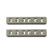 ST Luce ST005.749.00 Прямой соединитель для встраиваемого магнитного шинопровода (2 шт) Стальной ST005.749.00