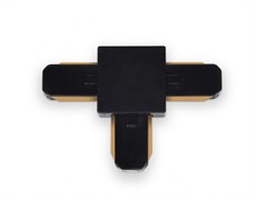 Ambrella Коннектор Т-образный однофазный для соединения трековых шинопроводов GL7078 BK черный GL7078