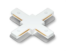 Ambrella Коннектор Х-образный для однофазного шинопровода Standard 220V GL7171 WH белый 105*105*20 GL7171