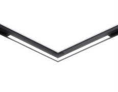 Ambrella Светильник светодиодный угловой для шинопровода Magnetic GL3982 BK черный IP20 24W 4200K 48V 300*300*45 GL3982