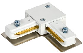 IEK LIGHTING Соединитель L-образный внутренний для однофазного шинопровода белый LT-SO0D-SLV-1-K01