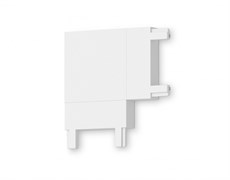 Ambrella Коннектор угловой для накладного шинопровода Magnetic Ultra Slim GV1113 WH белый 36*36*6 GV1113
