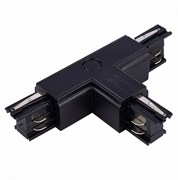 ST LUCE ST030.409.16L1 Т-образный токоподвод левый 1 для трехфазного шинопровода Черный ST030.409.16L1