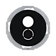Миниатюрный коннектор с центральной панелью, Berker R.Classic цвет: черный 11962035