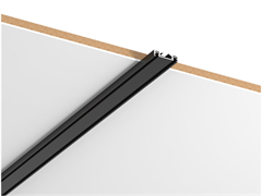 ST LUCE ST067.419.00 Шинопровод магнитный SKYFLAT накладной Черный Длина 1 000мм ST067.419.00