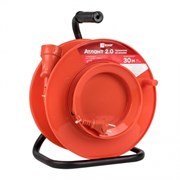 EKF PROxima Удлинитель на катушке "Атлант 2.0" 1 гнездо 30м без заземления  ПВС 2*1 10А/2,2кВт UKA02-10-210-1-30