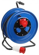 ЭРА Удлинитель силовой ЭРА IND380-RM-3e-5x4-20m-IP44 380В на катушке 3 розетки 1xCEE 5P/2xSCHUKO 20м КГ 5х4 32A IP44 Б0057312