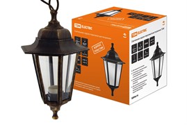 TDM Светильник садово-парковый НСУ 06-60-001 шестигранник, подвес, пластик, бронза SQ0330-0713