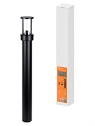 TDM Светильник садово-парковый  "Лахти" 1х60 Вт, столб, H1000 мм алюм., прозрачное/черный, Е27 SQ0330-2007