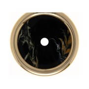 Декоративная оконечная накладка для поворотных выключателей/кнопок, Berker Palazzo цвет: Чёрный 109412