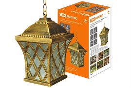 TDM Светильник садово-парковый "Прованс" 100 Вт, подвес, шагрень/бронза Е27 SQ0330-0092