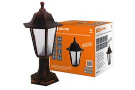 TDM Светильник садово-парковый НТУ 06-60-001 шестигранник, стойка, пластик, расс.пластик, медь SQ0330-0782