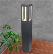 Elektrostandard 1529 TECHNO LED / Светильник садово-парковый серый a051860