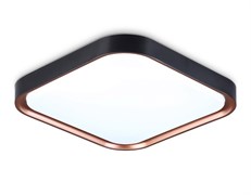 Ambrella Потолочный светодиодный светильник FZ1271 BK/PGD черный/розовое золото 27W 5000K 350*350*60 (Без ПДУ) FZ1271