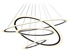 Ambrella Светильник потолочный светодиодный с пультом FA4365/4 BK черный 235W 3000K/4200K/6400K D100*870 (ПДУ РАДИО 2.4G) FA4365