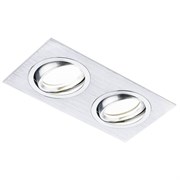 Ambrella Встраиваемый потолочный точечный светильник A601/2 AL алюминий MR16 A601/2 AL