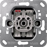 Вставка кнопочного выключателя 10 А / 250 В~ 1-полюсный выключатель с замыкающим контактом Gira System 55