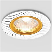 Ambrella Встраиваемый потолочный точечный светильник A720 AL/G алюминий/золото A720 AL/G