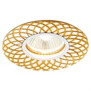 Ambrella Встраиваемый потолочный точечный светильник A815 AL/G алюминий/золото MR16 A815 AL/G