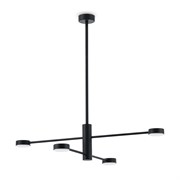 Freya FR5363CL-04B Tactic Потолочный светильник Черный FR5363CL-04B