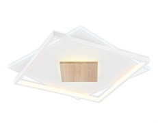 Ambrella Светильник светодиодный потолочный FL4790 WH/WD белый/дерево 77W 3000-6000K 515*515*50 (без ПДУ) FL4790