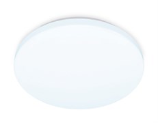 Ambrella Потолочный светодиодный светильник FZ1008 WH белый 16W 6400K D230*55 (Без ПДУ) FZ1008