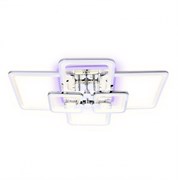 Ambrella Потолочный светодиодный светильник с пультом FA5307/4+2 CH хром 176W 800*550*140 (ПДУ РАДИО 2.4G) FA5307