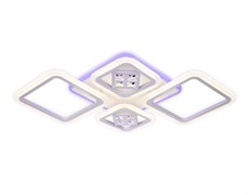 Ambrella Потолочный светодиодный светильник с пультом FA286/4 WH белый 101W 750*490*80 (ПДУ РАДИО 2.4G) FA286