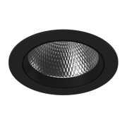 DesignLed KZ-2-DLB-30-NW Светильник светодиодный потолочный встраиваемый наклонный, серия DL-KZ, Черный, 30Вт, IP20, Нейтральный белый (4000К) 00-00021683