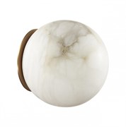 Odeon Light 6684/5CLA L-VISION ODL24 121   Потолочный светильник латунь/металл/алебастр IP20 LED 5W 3000/4000 MARBELLA 6684/5CLA