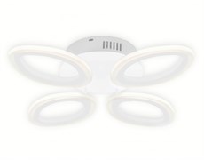 Ambrella Потолочный светодиодный светильник с пультом FA4485/4 WH белый 4200K/3000K+6400K/6400K+3000K 34W 430*430*80 (ПДУ ИК) FA4485