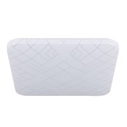 Eglo 900613 Потолочный светильник RENDE, LED 19,5W, 2300lm, L380, B380, H60, сталь, белый/пластик, белый, серебряный 900613