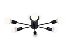 Ambrella Потолочный светильник в стиле лофт TR80402/6 BK черный E27/6 max 60W D780*150 TR80402
