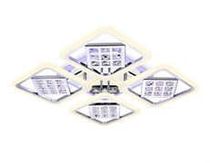 Ambrella Потолочный светодиодный светильник с пультом FA288/4 CH хром 116W 750*750*80 (ПДУ РАДИО 2.4G) FA288