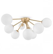 Freya Modern Alexis Матовое Золото Потолочный светильник FR5120CL-09G