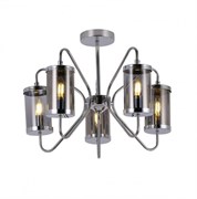 Evoluce SLE102302-05 светильник потолочный хром / дымчатый E14 5*40W SLE102302-05
