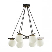 Lumion 5212/6 MODERNI черный, золотой Люстра E27 6*60W 220V RANDI 5212/6