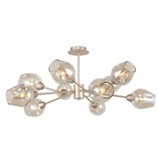 F-Promo Tilda потолочная люстра каркас золотого цвета, плафоны из стекла в цвете шампанского 2658-10U 2658-10U