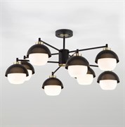 Eurosvet Потолочная люстра в стиле лофт 70106/8 черный a044935