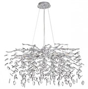 Odeon Light 4970/10 HALL ODL24 523 матов.серебристый/алюмин./хрусталь Люстра G9 10*40W DELICA 4970/10